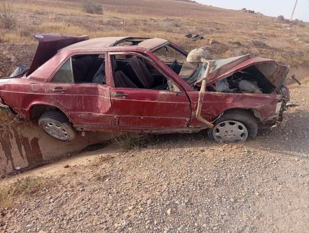 🚨 حادثة سير خطيرة بين رأس الماء والناظور